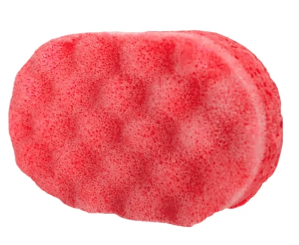Rouge exfoliating sponge