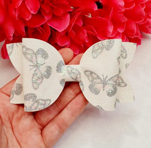 sparkle butterfly large bow