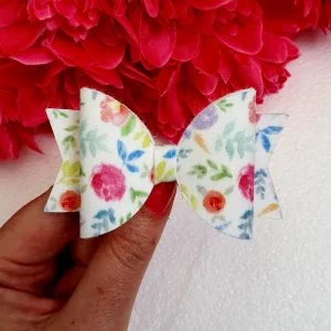 Medium Rose floral bow
