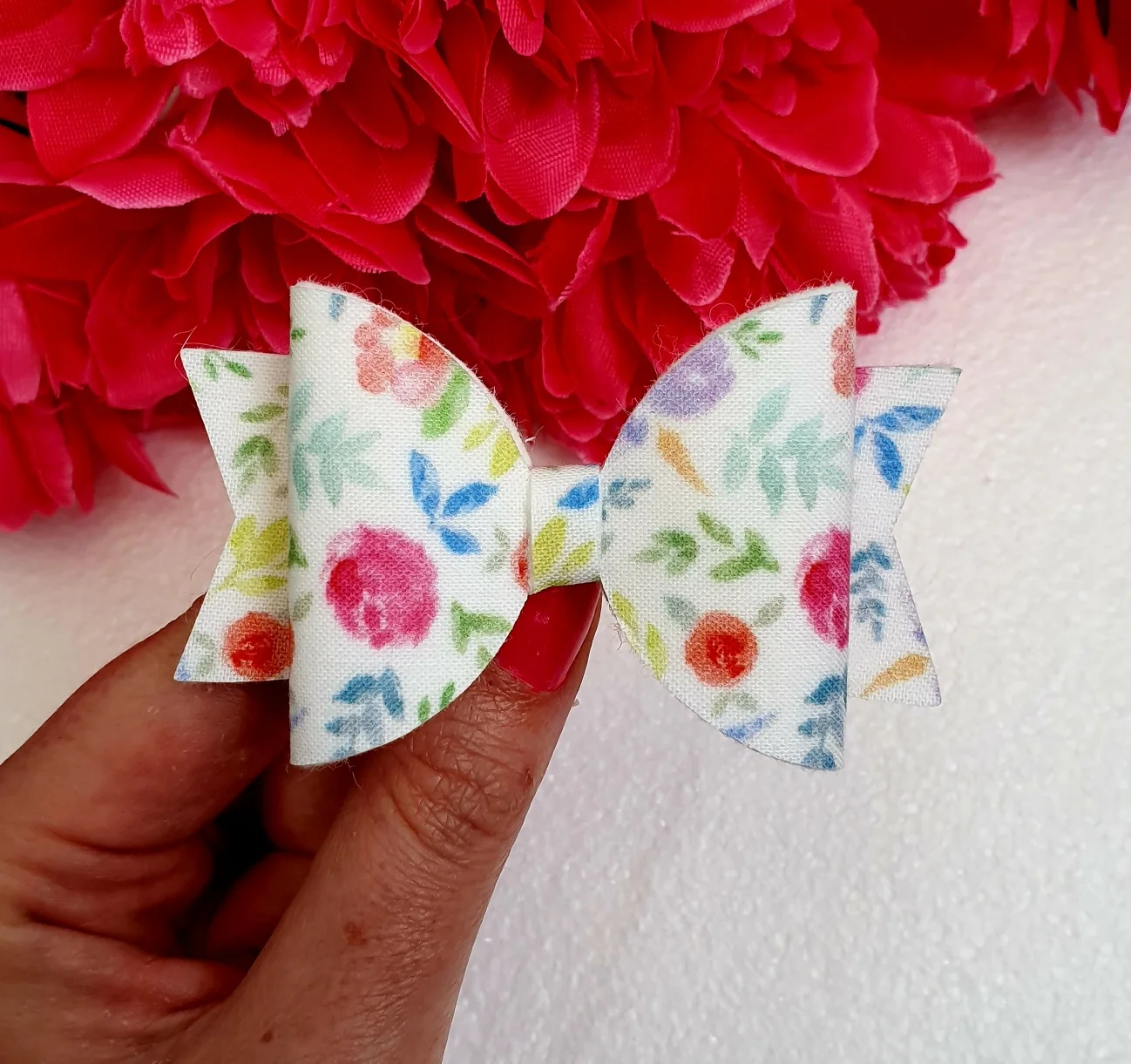 medium Rose floral bow