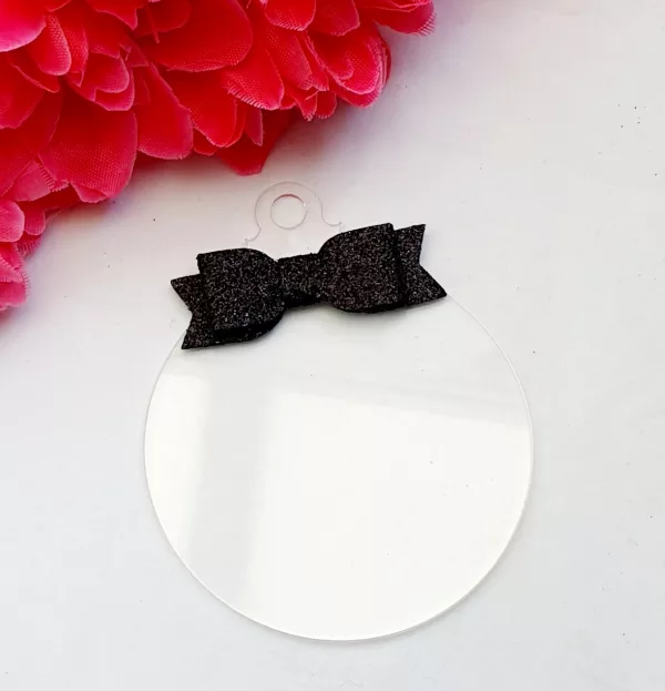 Black mini bow Embellishment