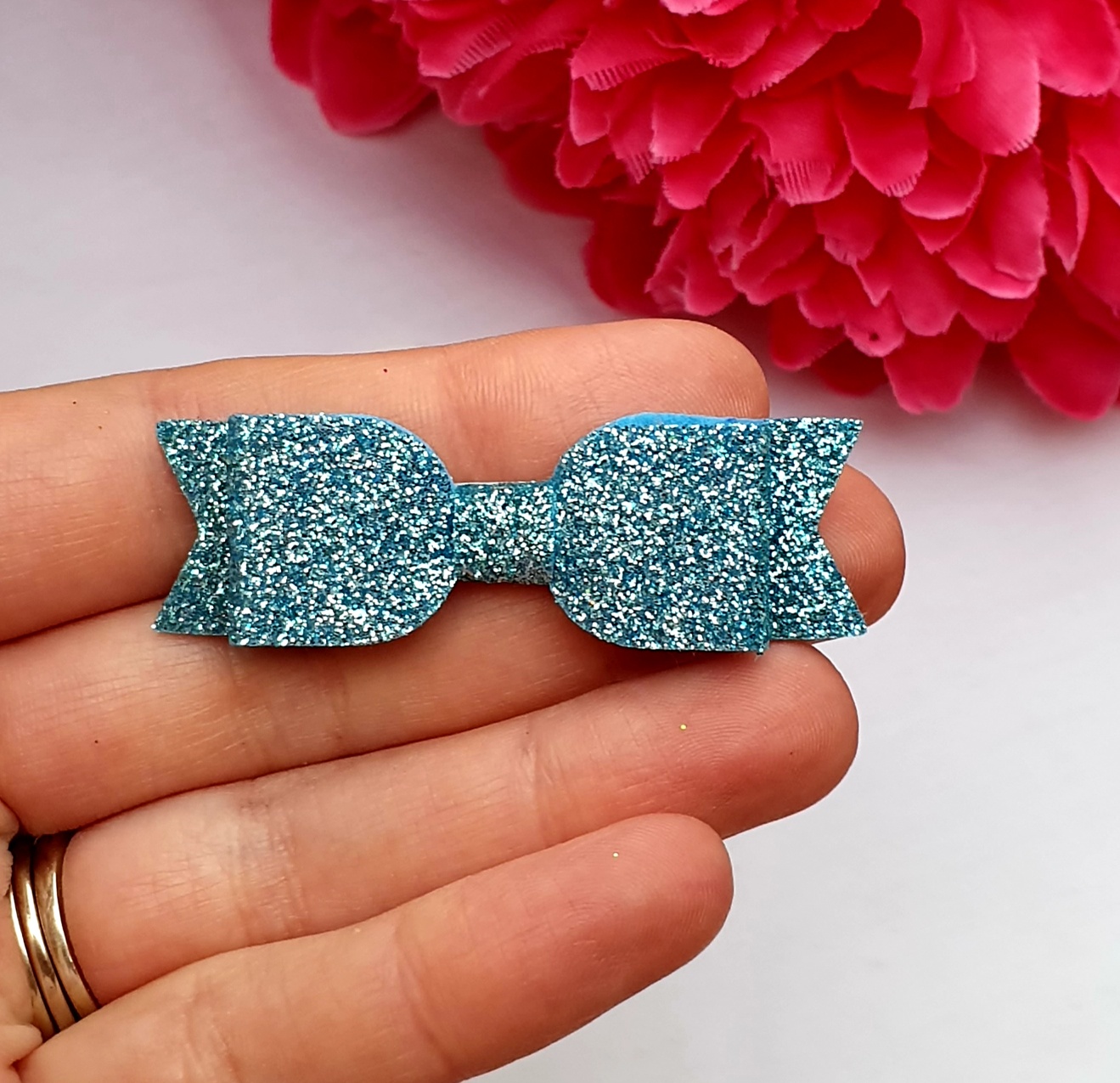 Baby Blue Mini Bow Embellishment