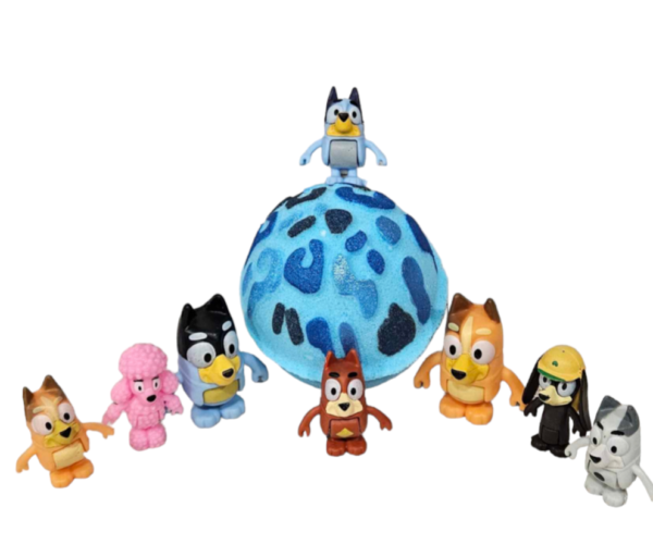 Blue Dog Toy Bath Bomb
