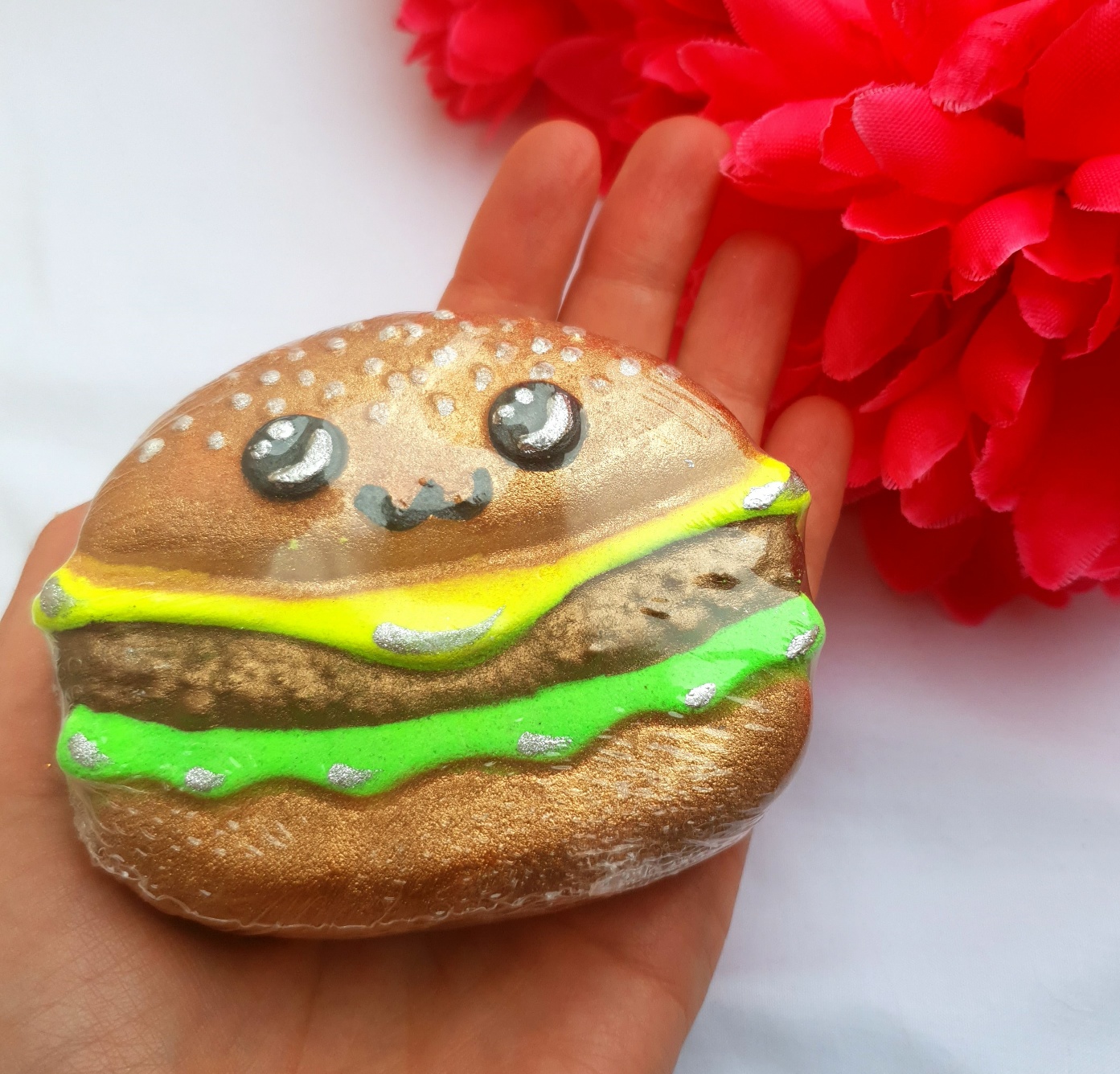 Tasty Burger Bath Art Bomb