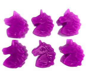Unicorn-Shaped Mini Soaps