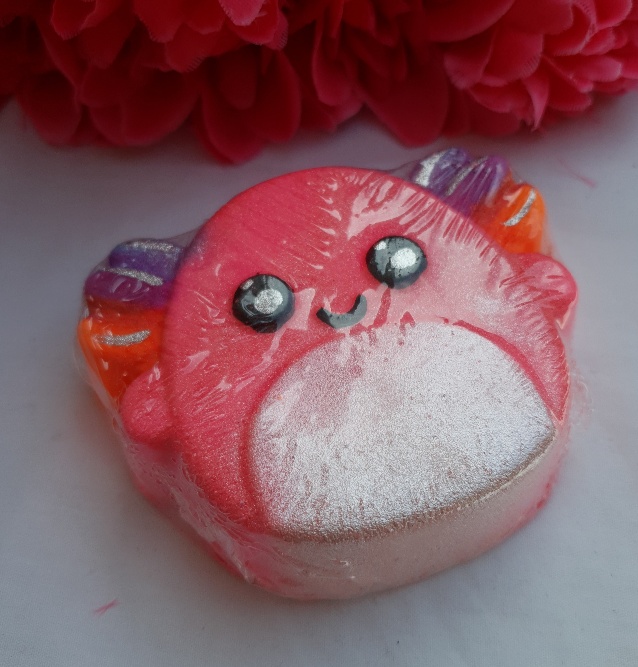 Axolotl bath bomb