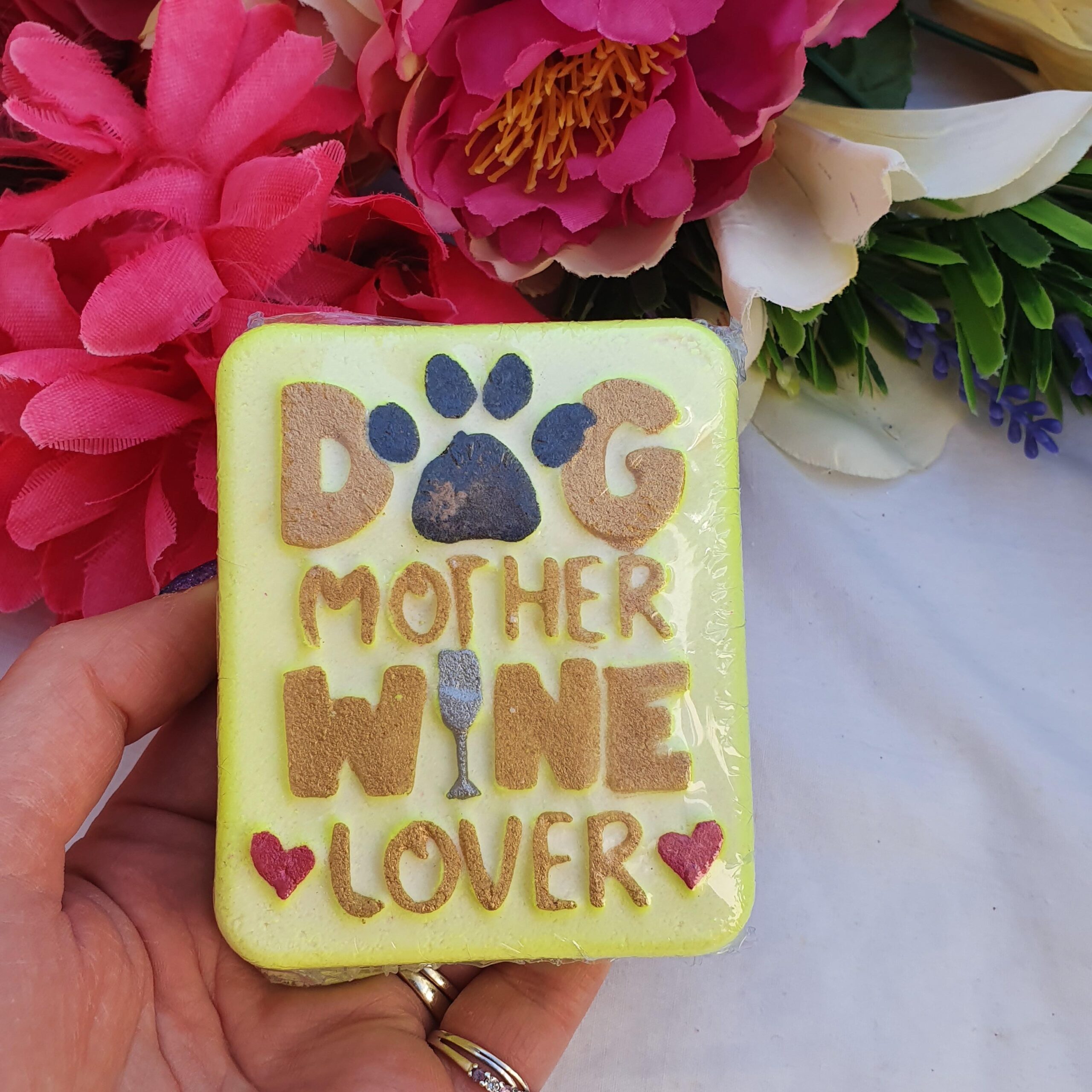 Dog Lover & Wine Lover Bath Art Bomb