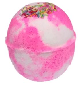 Raspberry Ripple Bath bomb