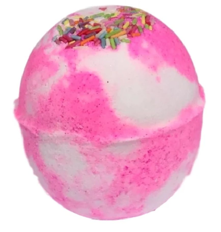 Raspberry Ripple Bath bomb