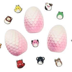 Squishmallow-inspired Bath Bomb ( with croc charm hidden inside)