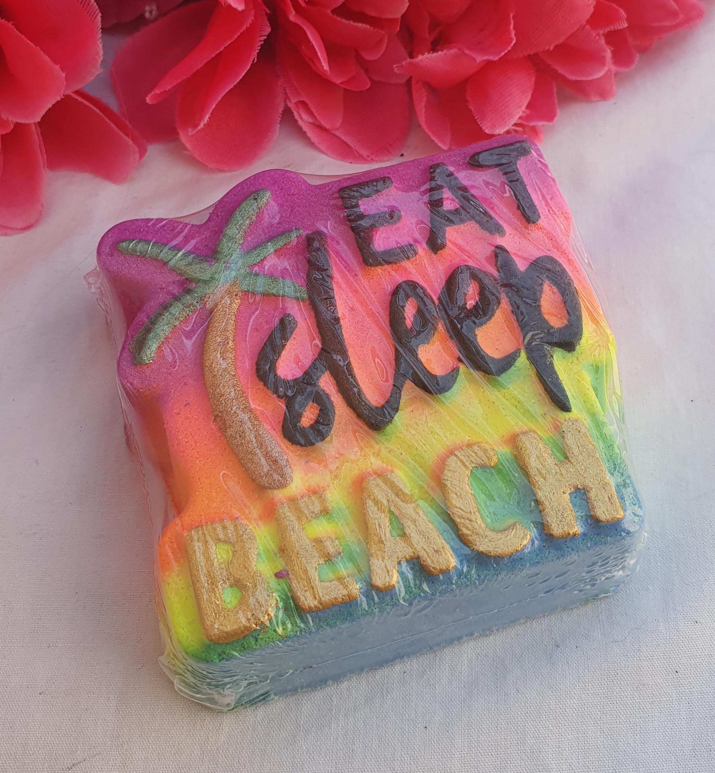 Eat Sleep Beach Repeat Bath Art Bomb