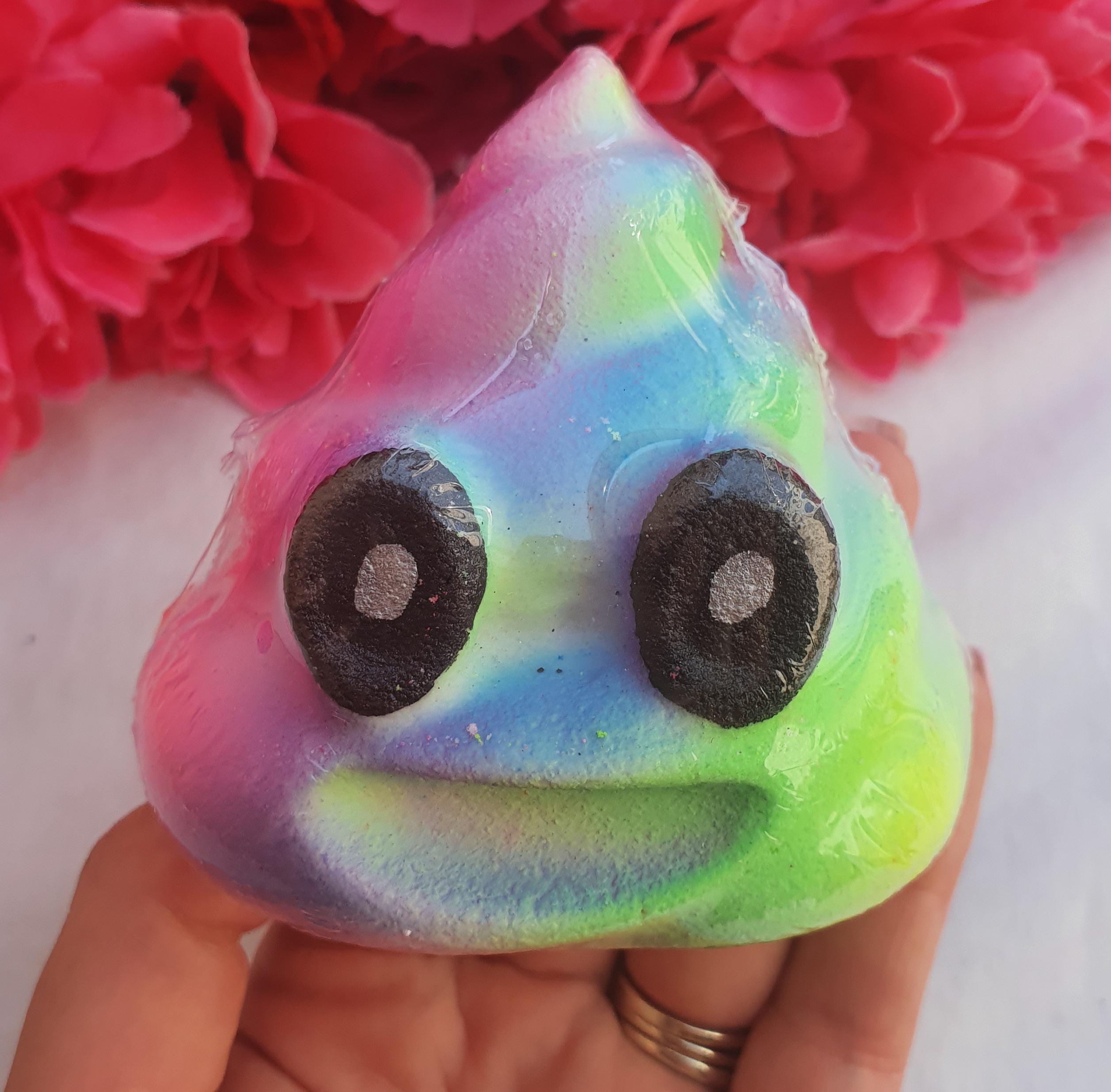 Rainbow Poop Bath Art Bomb