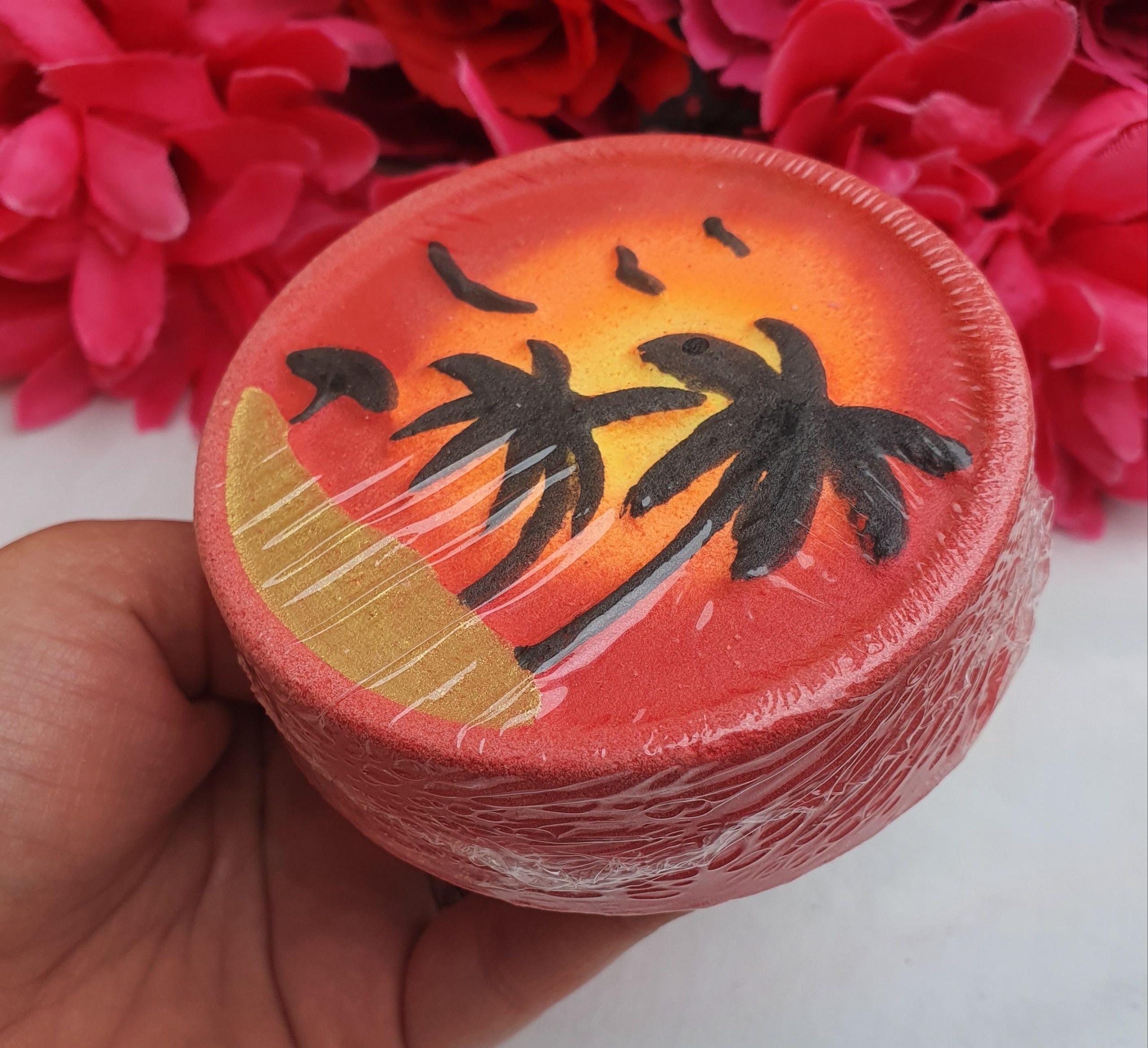 Paradise Beach Scene Bath Art Bomb
