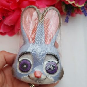 Judy Bunny Bath Art Bomb – Peachy Sparkling Wine Scent