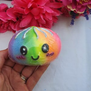 Rainbow Dumpling Bath Art Bomb