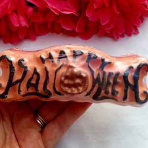 Happy Halloween Bath Art Bomb (Orange)